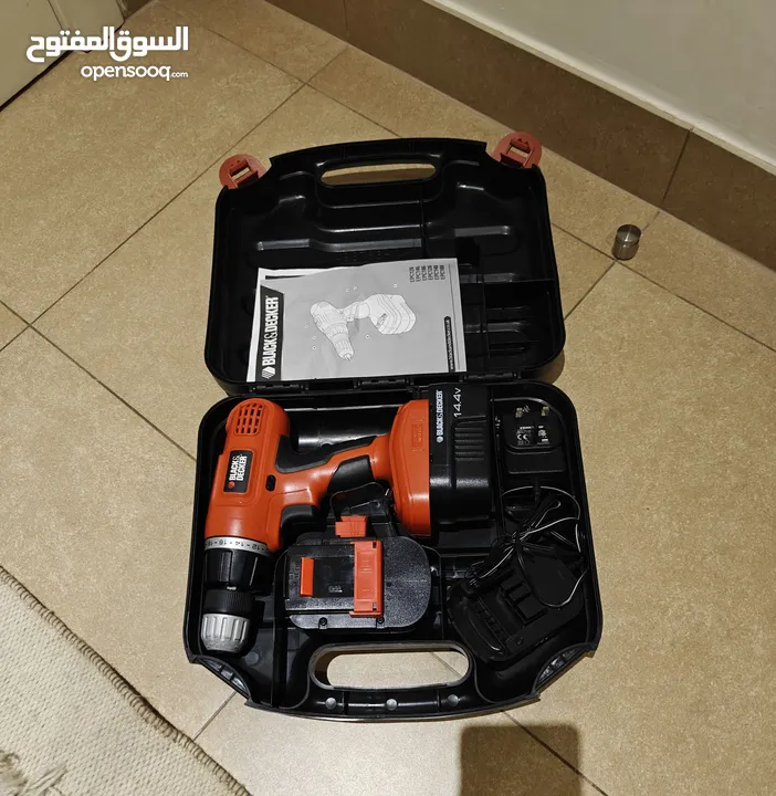 درل (لف+همر) شحن Black & Decker EPC148 استعمال خفيف جدا (شبة جديد)