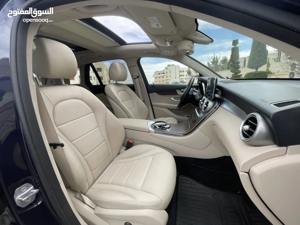 مرسيدس glc 350e هايبرد وكهرباء قمة الفخامة اعلى اضافات 7جيد جمرك جديد 5كاميرات غرفه بيج glc350e