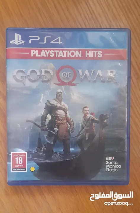 لعبة God of war  مستعمل نضيفة للبيع