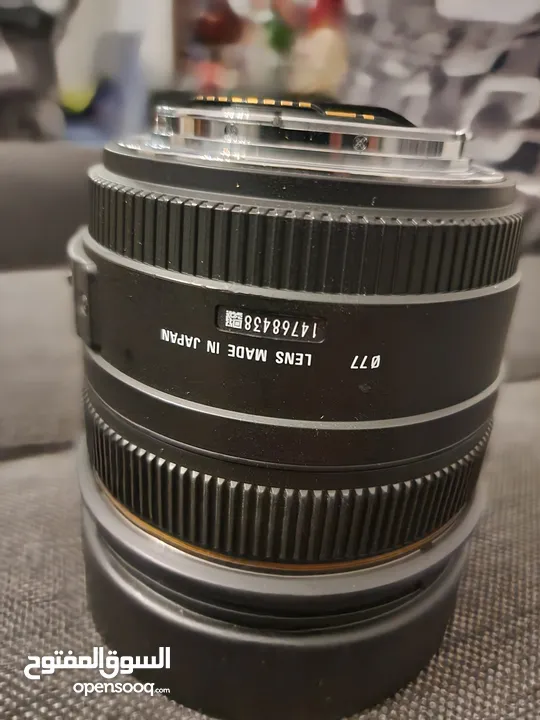 SIGMA LENS 50MM F/1.4 FOR CANON