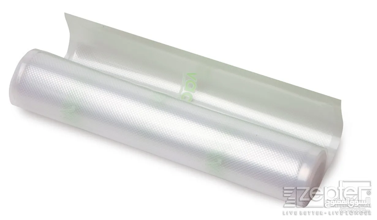 بكرات رقائق لف الطعام من فاكسي300x28 ) سم/ 300x20سم ) VS-R-SET  اكياس تفريغ الهواء - تفريز - حفظ