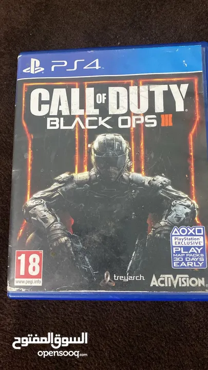 كيبورد ريدراجون + سي دي بلاك أوبس 3 ps4