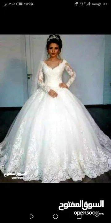 فستان عروس تركي للبيع او الإيجار