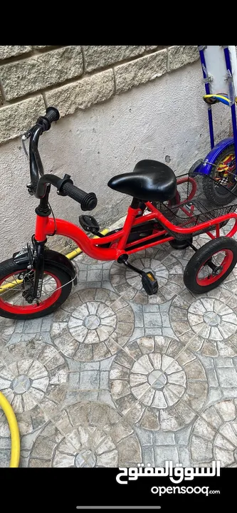 دراجه اطفال استعمال شهرين