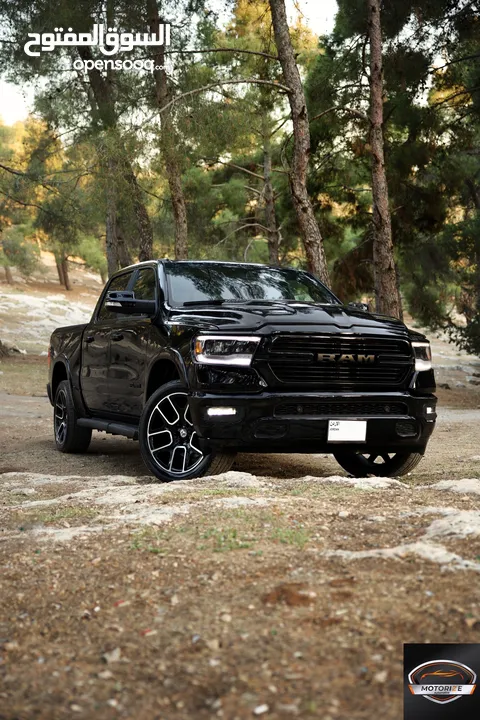 Dodge ram laramie (black edition original) 2022 دودج رام لارمي ماتور الجيل الثالث  بلاك ايديشن