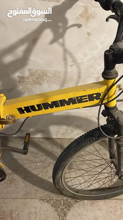 بسكليت همر Hummer امريكي جنط 26 رياضي بحالة ممتازة للبيع