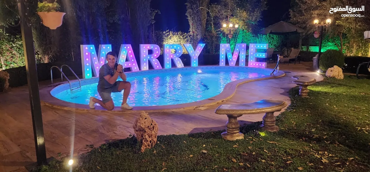 For Sale: Complete LED Marquee Letter Collection – Perfect for Weddings, Proposals, and Events