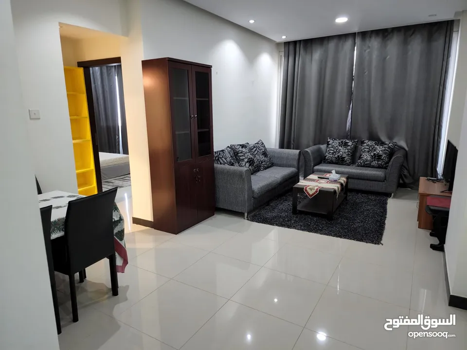 شقة مفروشة للإيجار في البسيتين , Fully Furnished apartment for rent in Busaiteen