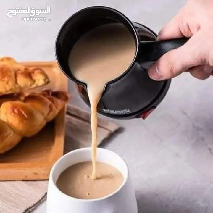 لكل عشاق القهوة أصحاب المزاج تصلح لتسخين الماء أو عمل الشاي والزهورات سرعة الغليان وبتعمل رغوة للقهو