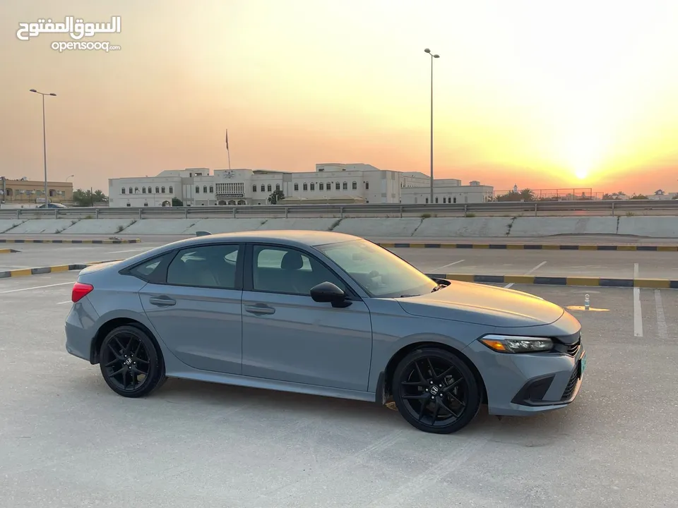 هوندا سيفك سبورت  ماشيه 7000Km  وايرباقات الوكاله