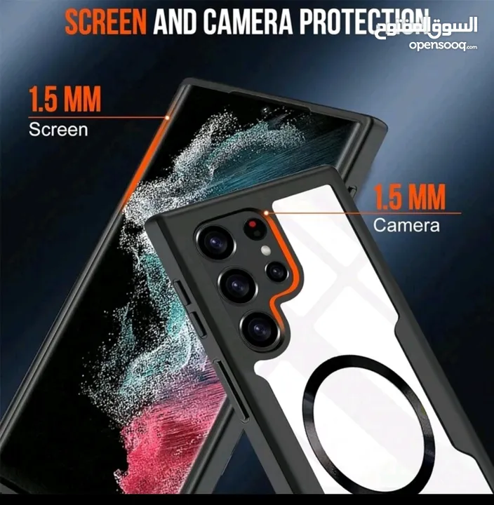 كفر شاشات حماية GALAXY s22 ultra GALAXY 23 ultra shockproof case cover screen protector