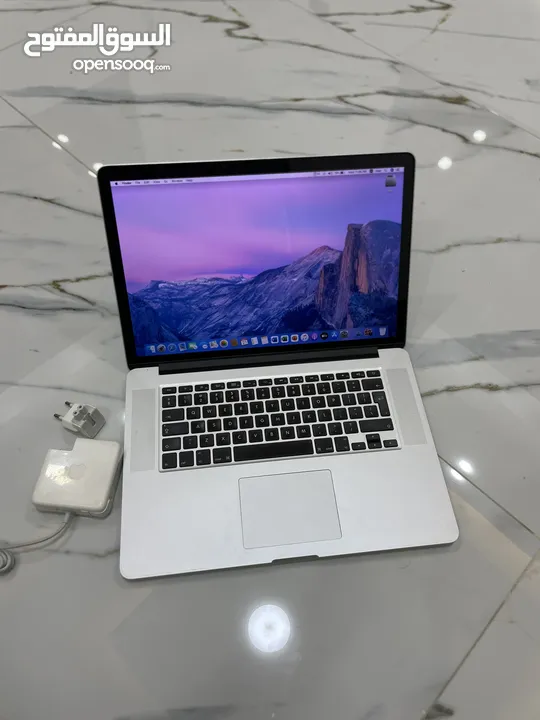 MAC BOOK PRO رفيع موصفات قويه Core i7 RAM 16 HARD 500 SSD