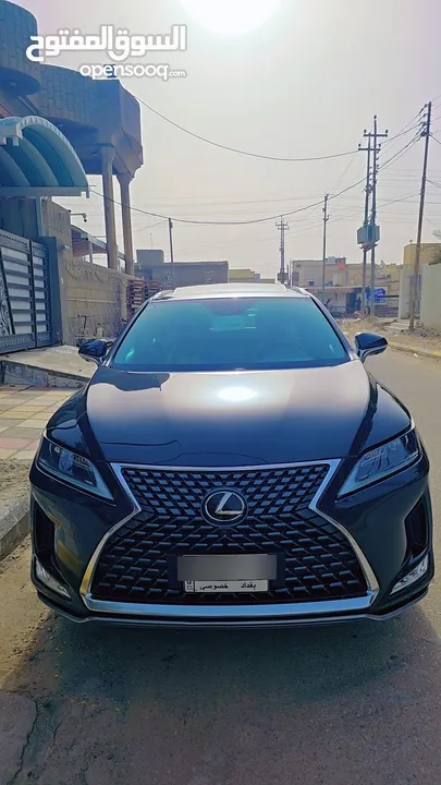 لكزس Rx350 2022 رقم بغداد وارد امريكي