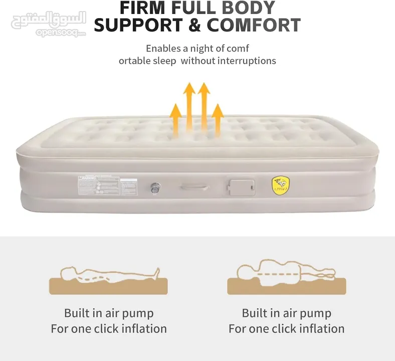 Air Mattress with Built-in AC Pump