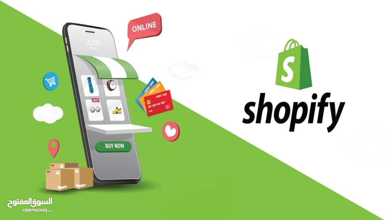 انشاء وتصميم متجر كامل على منصة شوبيفاي Shopify دروبشبينج
