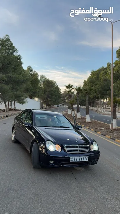 مرسيدس c200 2007 komperossr لون كحلي