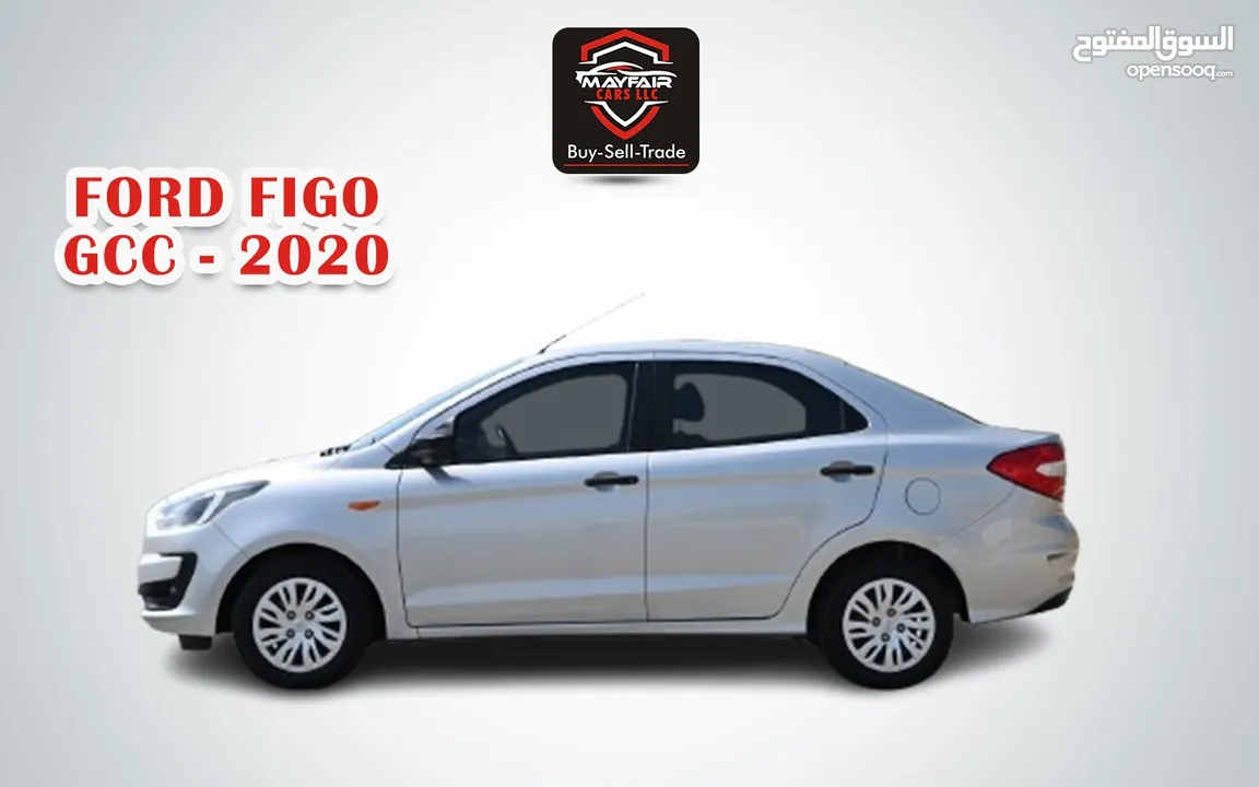 0% DP - LOW MILEAGE - FORD FIGO 1.6L V4 2020  - FIRST OWNER - ORIGINAL PAINT - GCC SPECS