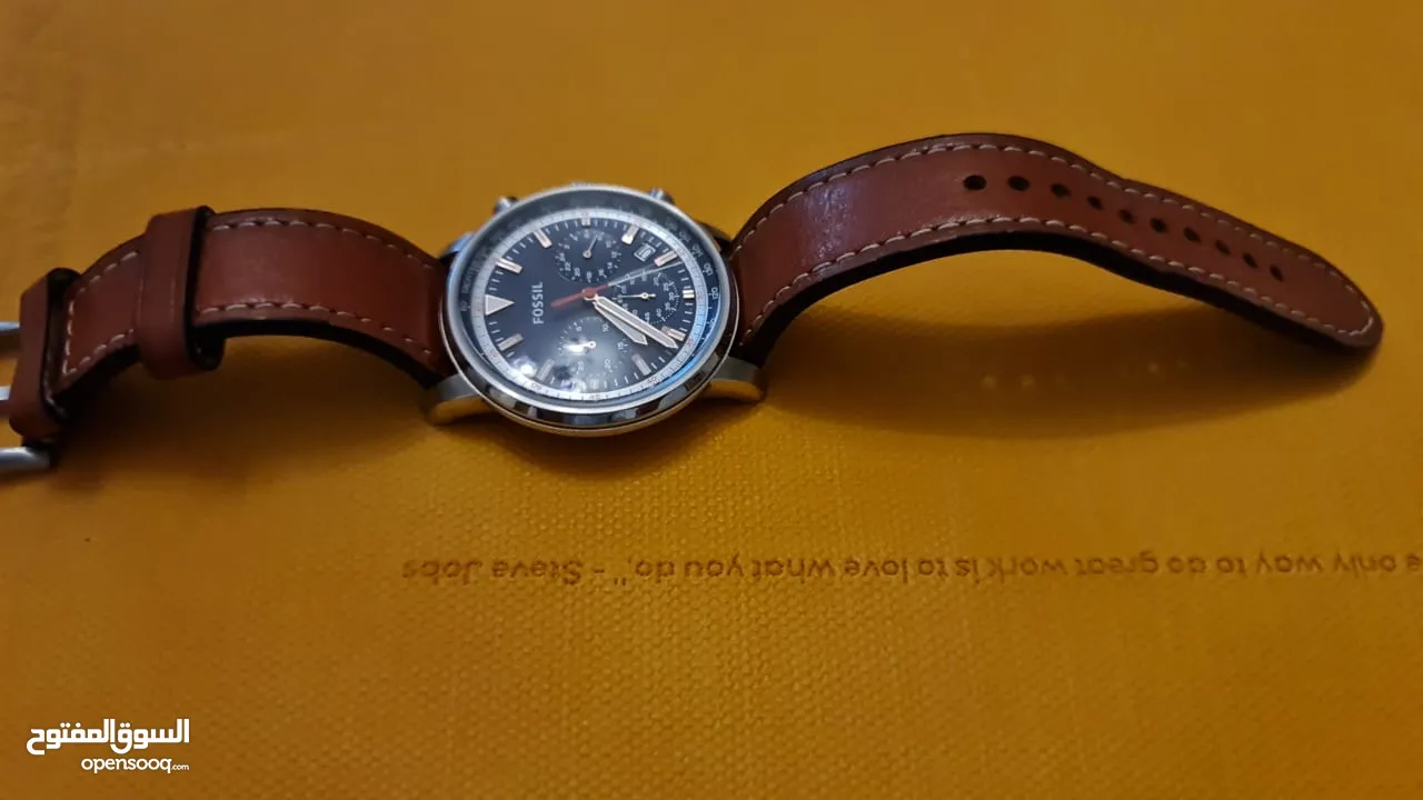 Fossil Leather Watch For Men