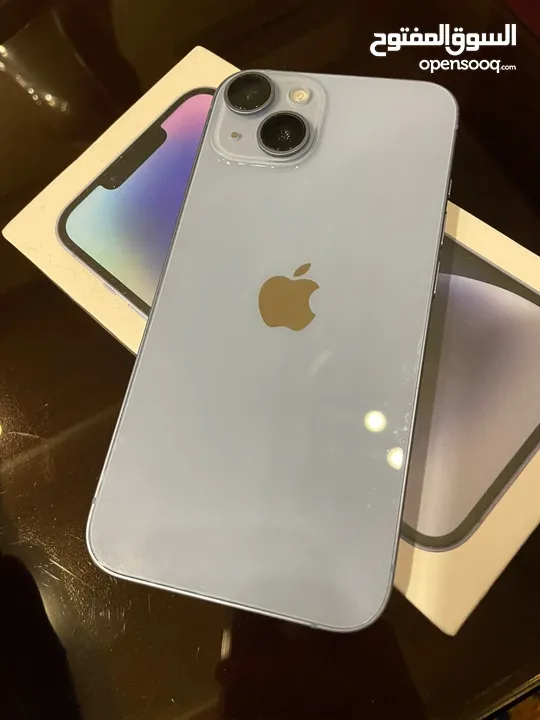 iPhone 14 لوز ازرق مستعمل(7 اشهر) بحالة جيدة جداً