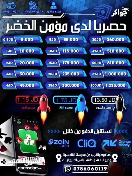 جواكر توكنز مسرعات جميع العاب