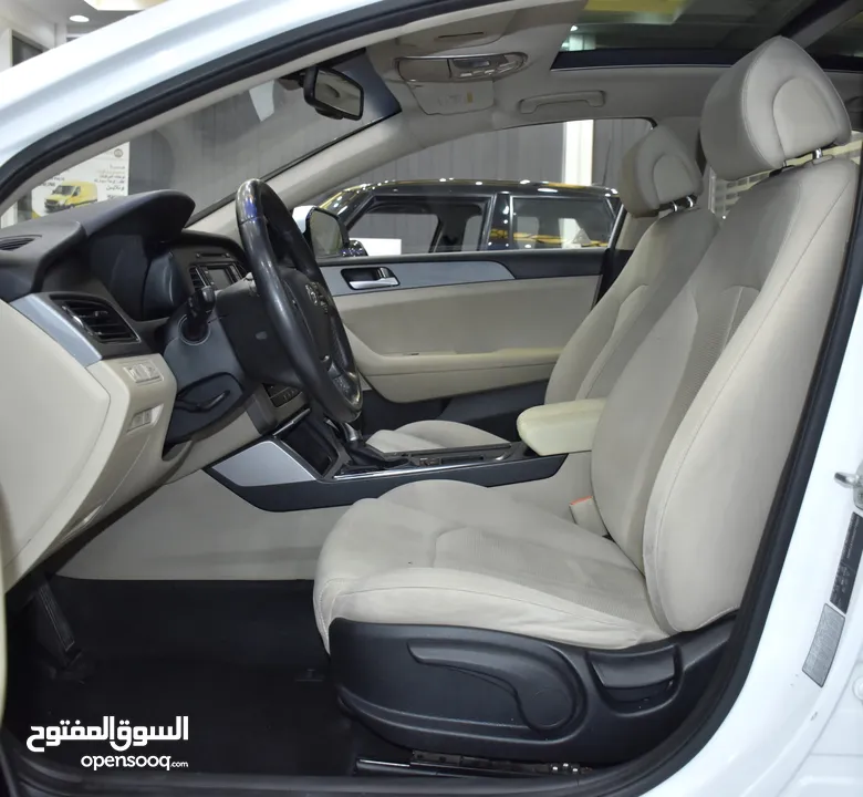 Hyundai Sonata ( 2017 Model ) in White Color GCC Specs