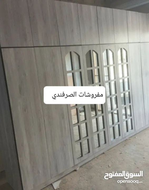 خزائن ملابس خشب لامنيت 18م الون حسب الطلب جميع المقاسات مع إمكانية تغير نوع الخشب كفاله 5سنوات على ا