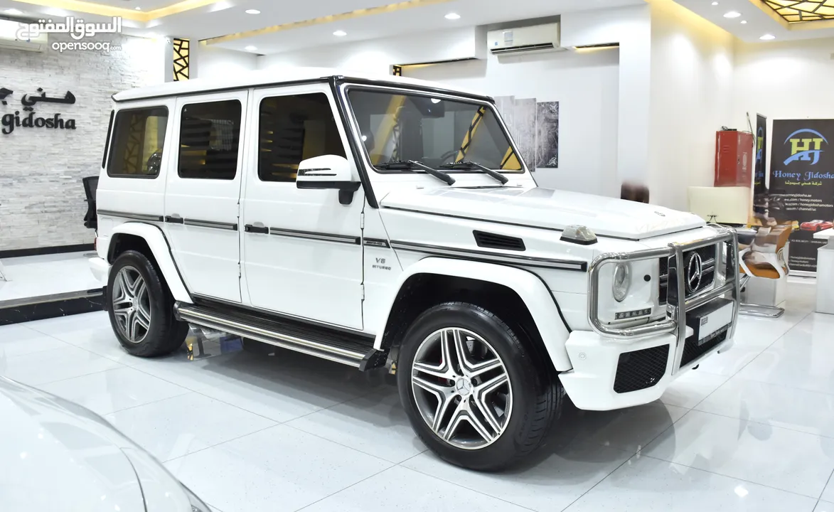 Mercedes Benz G63 AMG ( 2014 Model ) in White Color GCC Specs