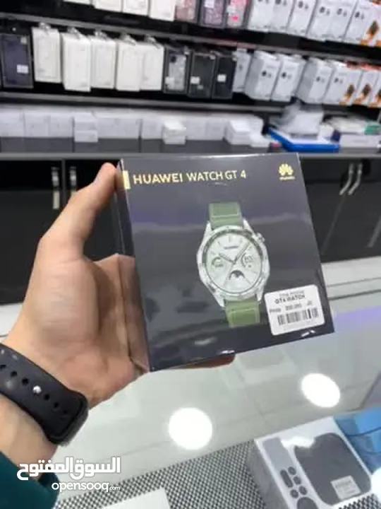 ساعة هواوي الجديدة كليا 2024 اللون الزيتي المميز  Huawei GT 4 (Green Edition) 46mm