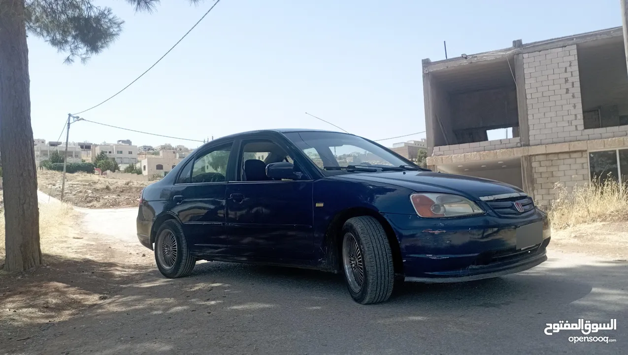 هوندا سيفيك 2001 لون كحلي للبيع