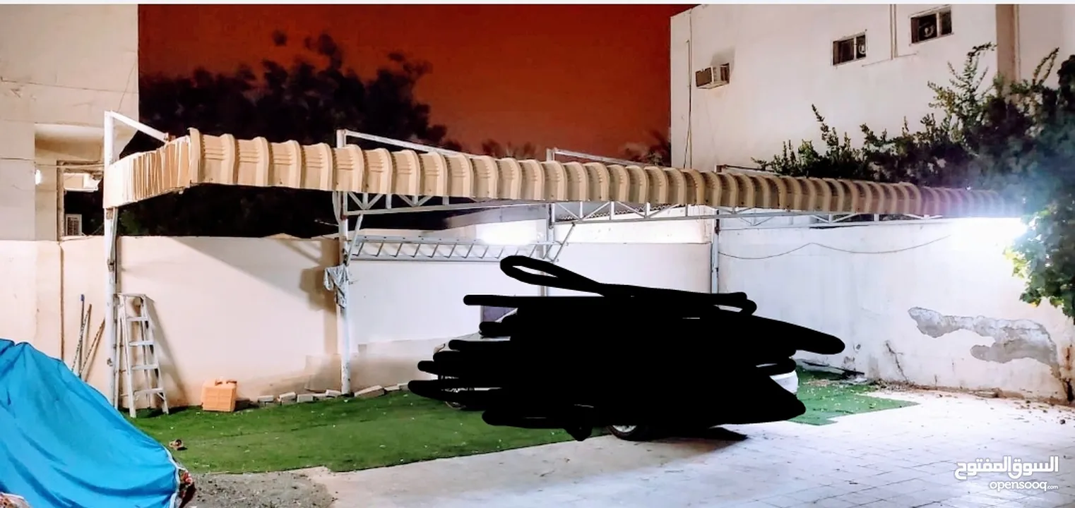 Umbrella parking for 3 cars storage sharjah selling urgent 4500aed