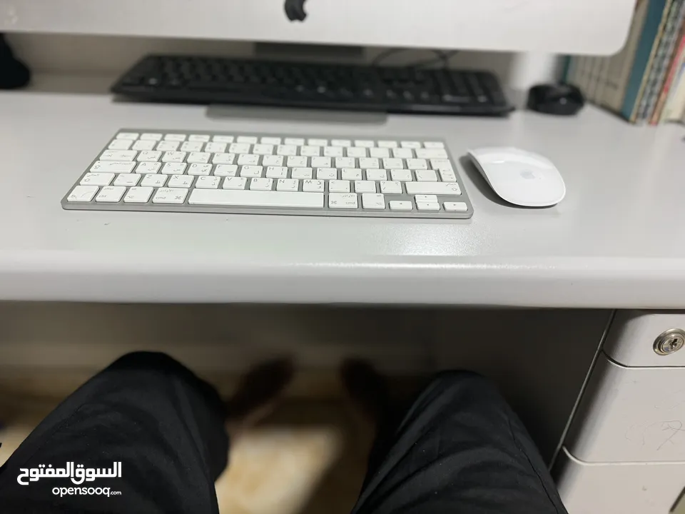 Apple Magic Keyboard and Magic Mouse very good condition arabic - English