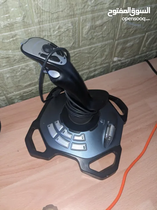 يد طيارات و العاب حرب logitech 3d pro للبدل يد يد بلاستيشن او او اكس بوكس المهم يكون في اربد