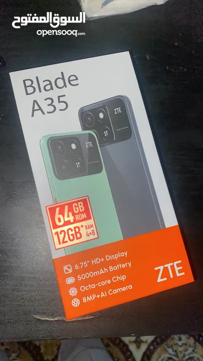 تلفون blade A35 جديد