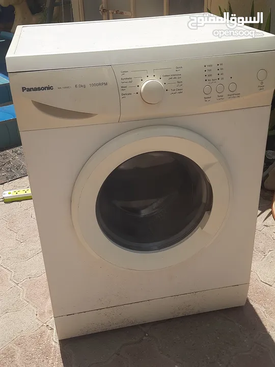 غسالة ملابس بناسونيك حالة الجديدة Panasonic washing machine, fully automatic, excellent condition