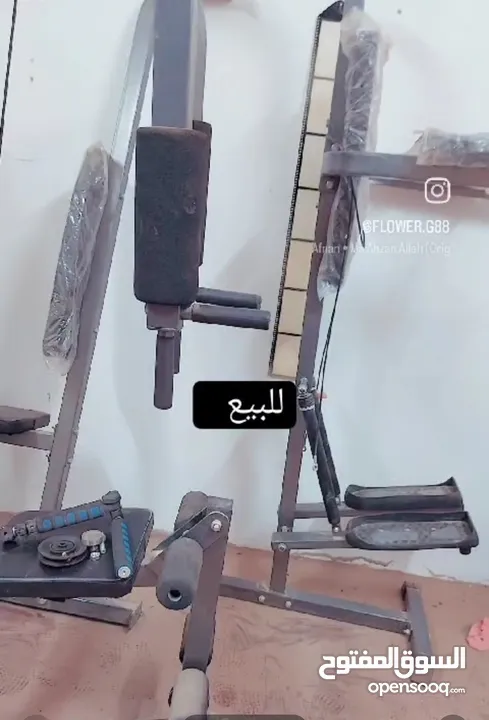 اجهزه رياضيه 3 في واحد  بحاله جيده تناسب الاعمار فوق 20 سنه  كلها بجهاز واحد