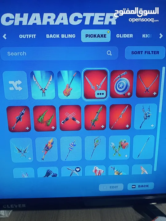 حساب فورت نايت فيه 1200 Vbucks fortnite شوف الوصف ضروري