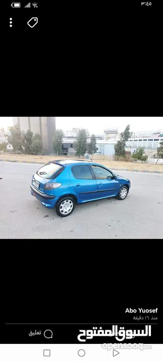 بيجو 206سنه 2001