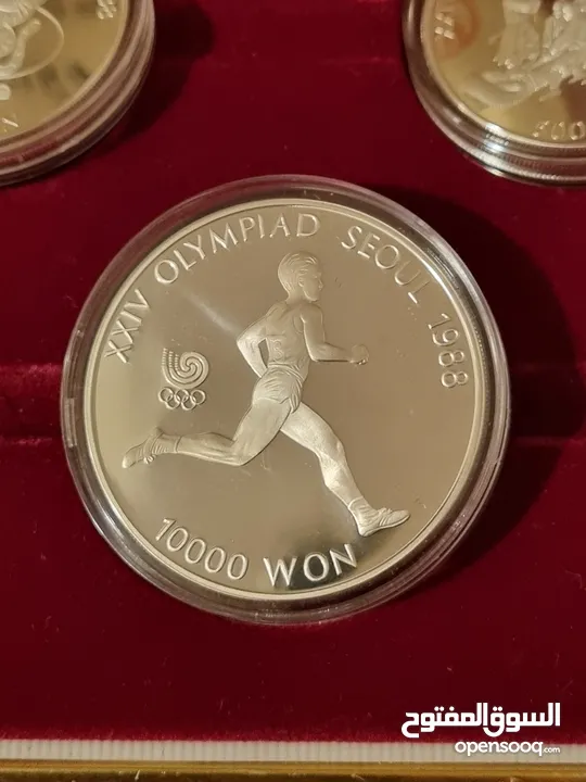 مجموعة اصدار خاص للالعاب الاوليمبية في كوريا عام 1988  Special collection for the 1988 Olympics