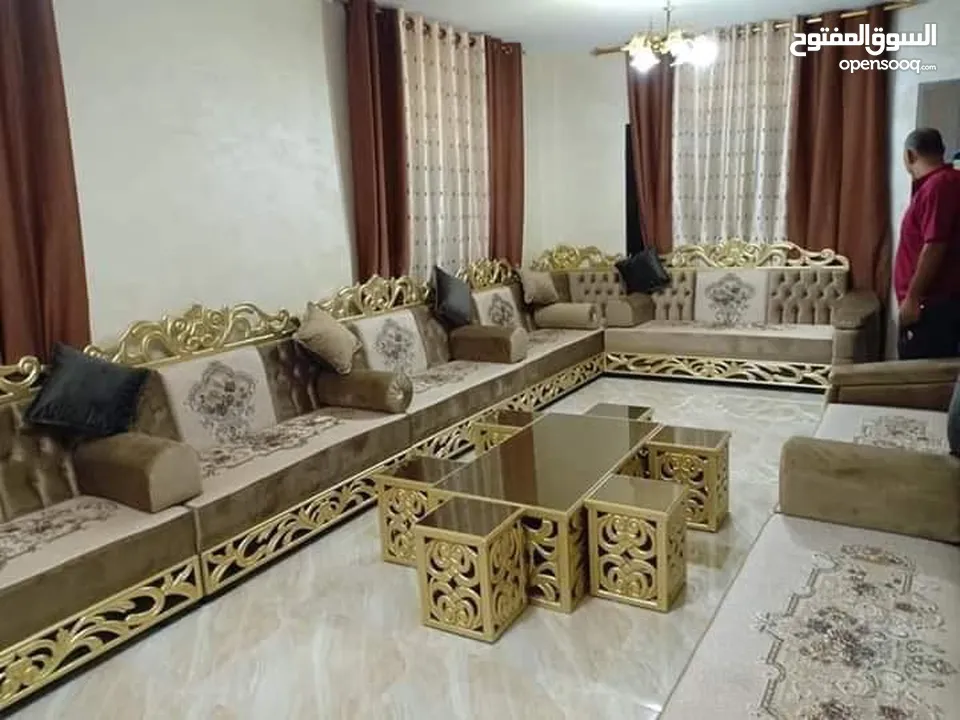 أقوا العررروض على جلسات الخليجية 14 مقعد مع طقم طربيزاط ومراكي كامل حفر تاج واجها