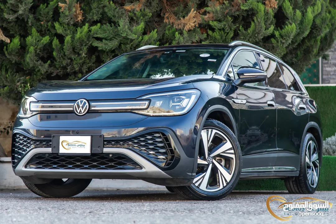 Volkswagen ID6 Crozz Pro 2022 VIP  السيارة بحالة ممتازة جدا و قطعت مسافة 63,000 كيلو متر