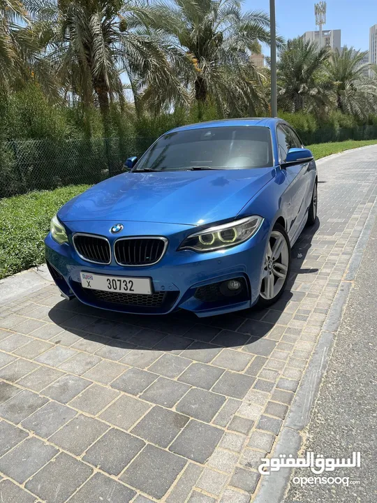 BMW 220i 2014 GCC original paint no accident