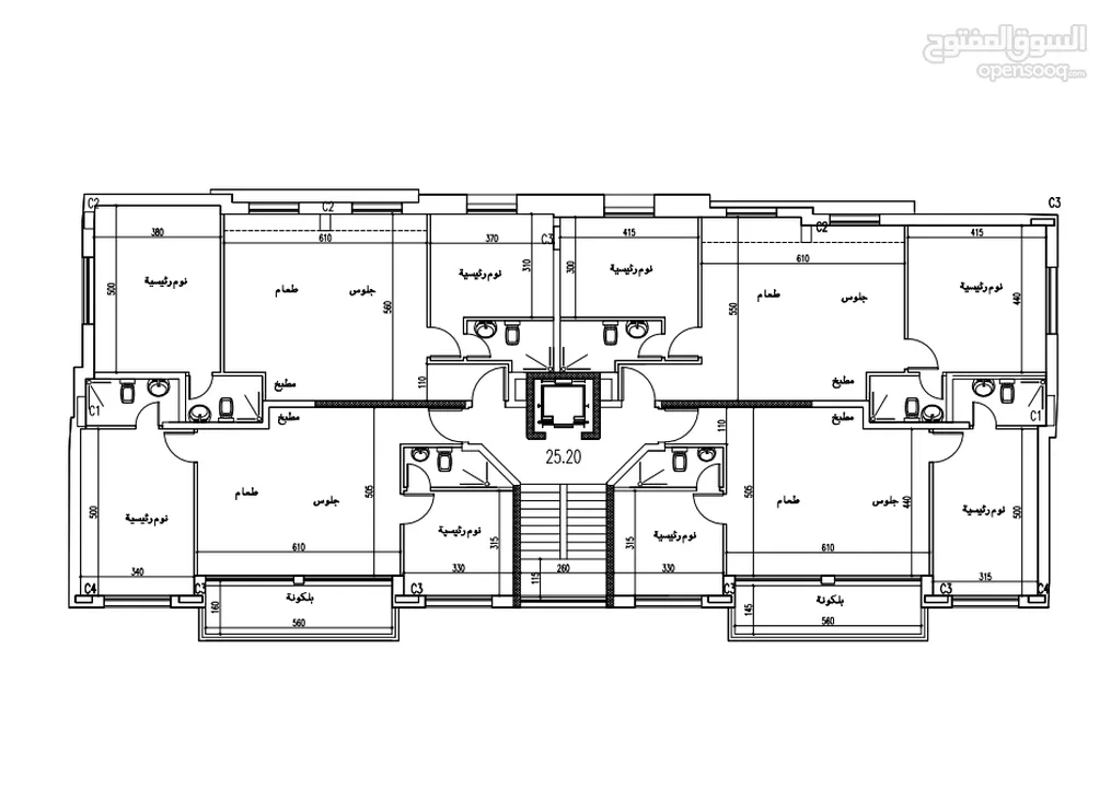 شقة استثمارية بموقع استثماري للبيع ( Property ID : 40204 )