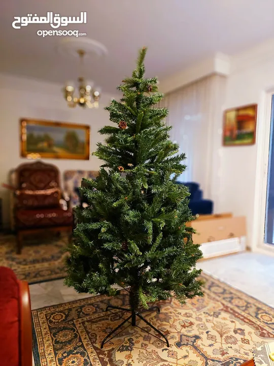 شجرة عيد الميلاد 180 سم كثيفة مستورد فاخرة 180cm Green pines Artificial Christmas Tree