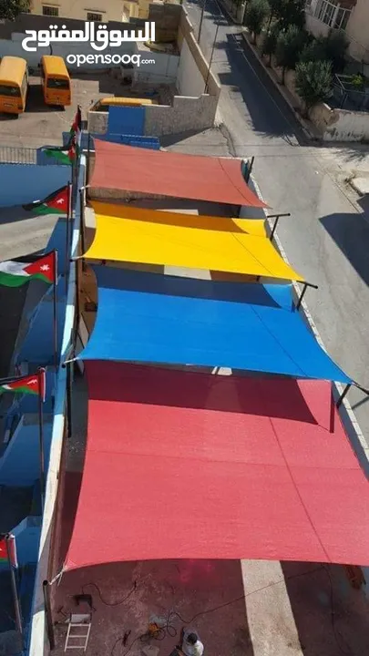 نقوم بتركيب جميع انواع المظلات والشوادر الشد والاشرعه والبراقولات واللكسان بسعر منافس جدا جدا