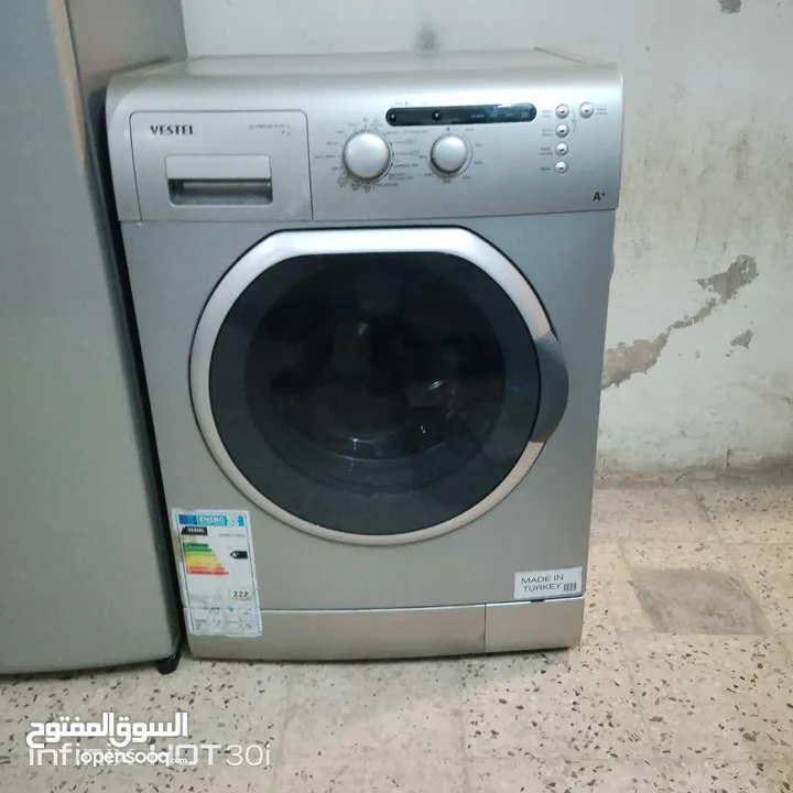 ثلاجه وغساله استعمال بسيط انفيرتر 270 دينار