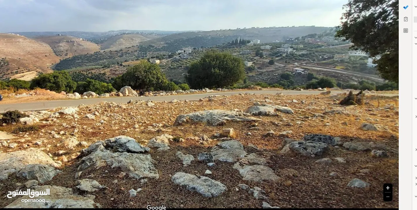 قطعة أرض للبيع في السلط - السرو الشمالي