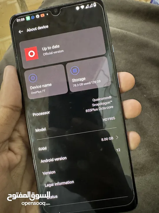 Oneplus 7t for sale in excellent condition
