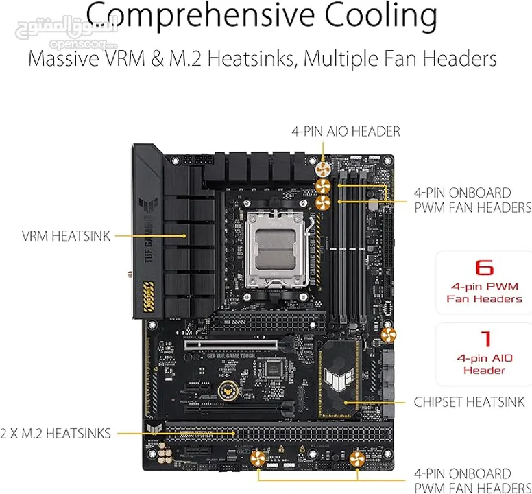 مذربورد ASUS TUF Gaming B650-PLUS