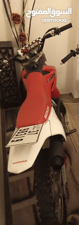 Honda crf 100 cc مرخص بحال الوكاله
