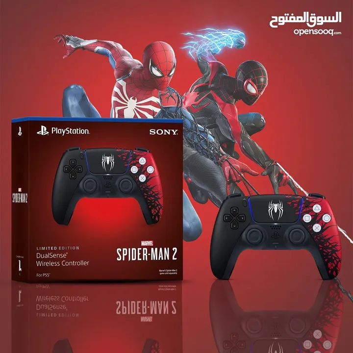 يد تحكم بلايستيشن 5 إصدار سبايدر مان 2 – DualSense Wireless Limited Edition أصلية